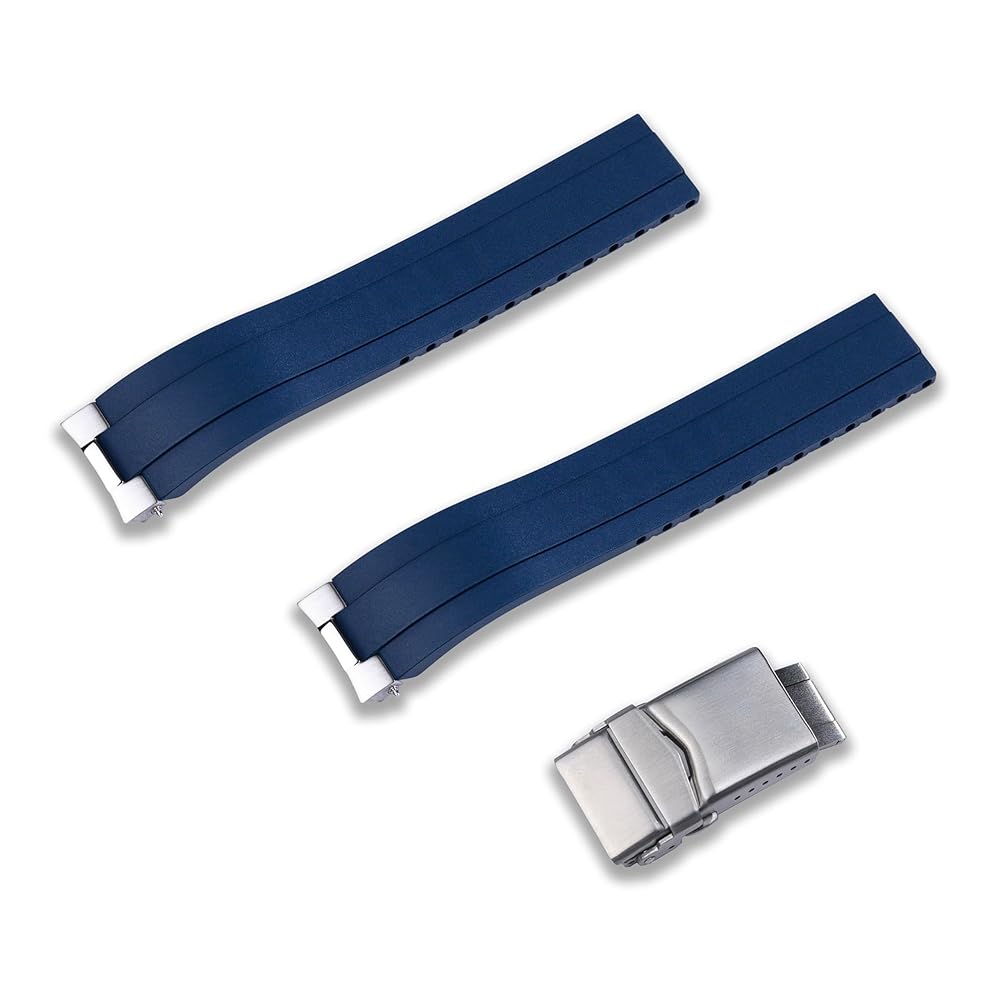 Crafter Blue MX03-911 FKM Rubber Strap Replacement Band with